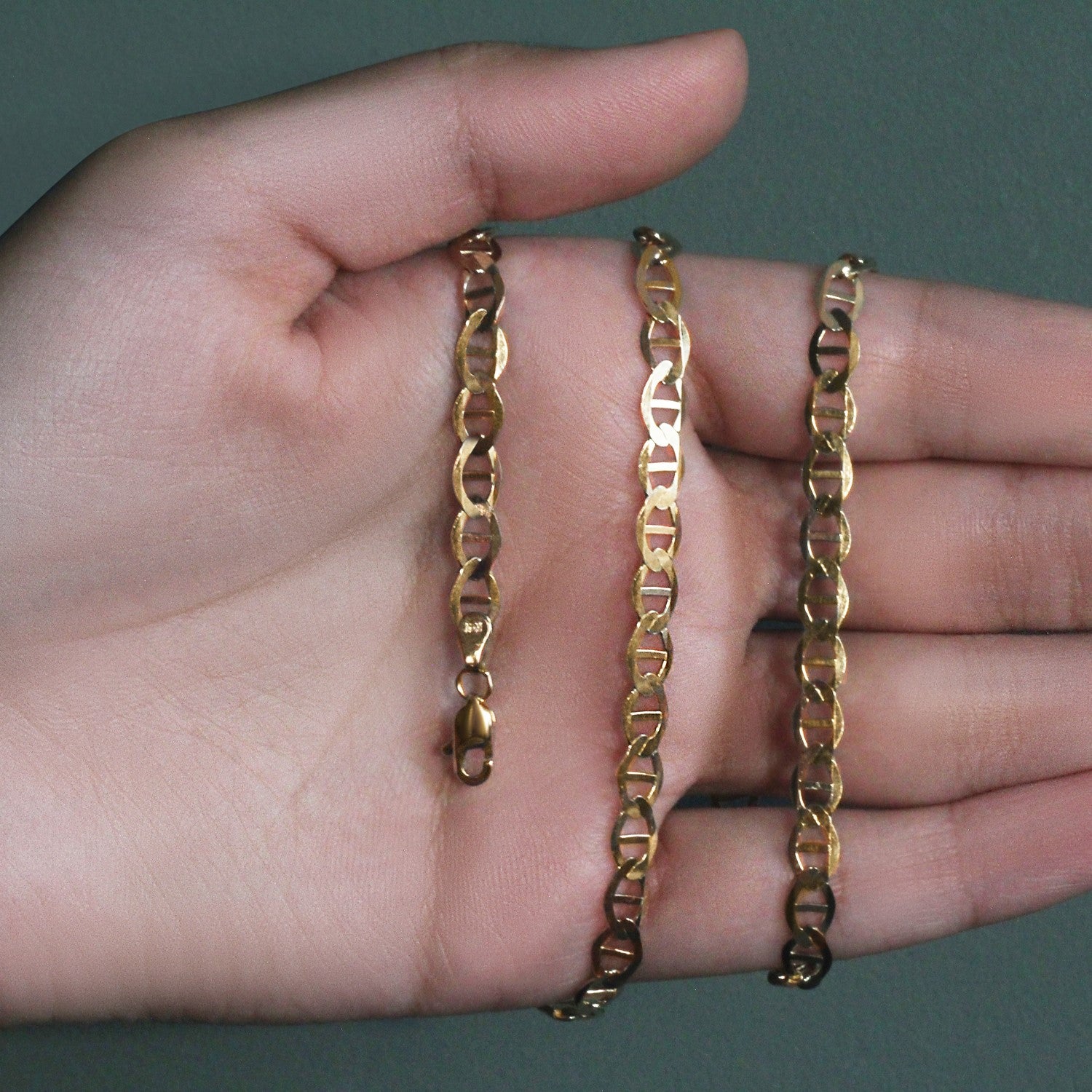 14k Yellow Gold Mariner Link Chain (5.50 mm)