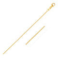 14k Yellow Gold Round Cable Link Chain (1.5 mm)