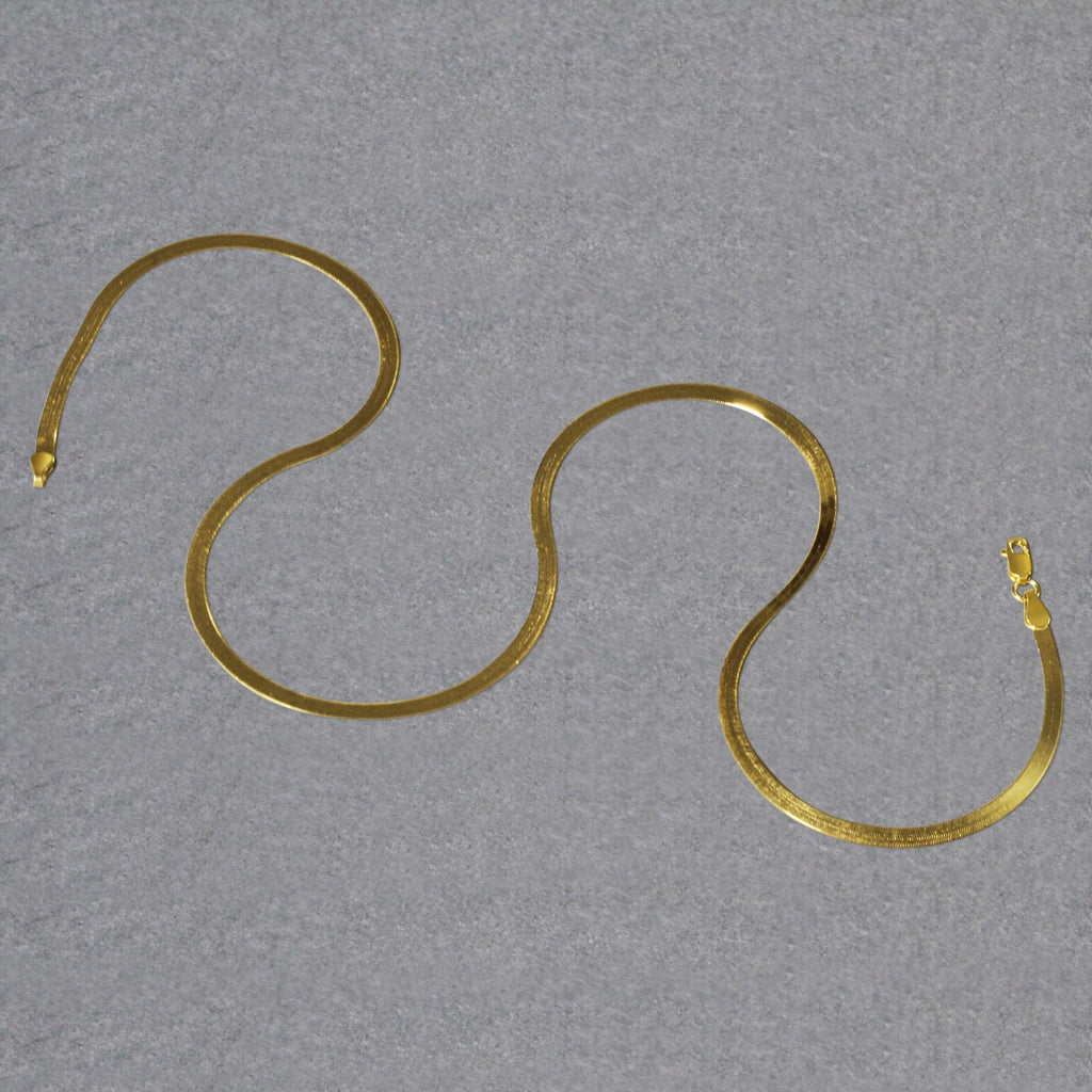 14k Yellow Gold Super Flex Herringbone Chain (2.80 mm)