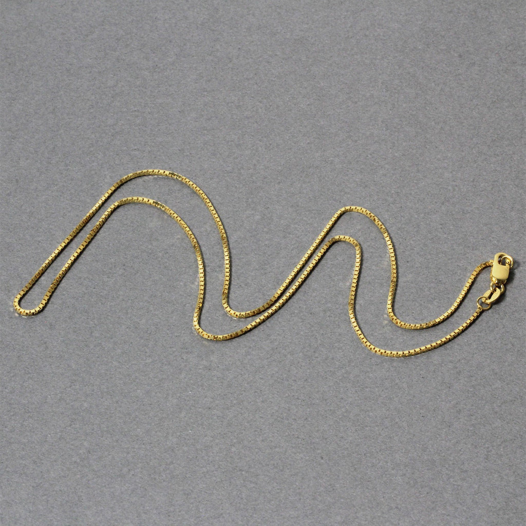 10k Yellow Gold Classic Box Chain (0.94 mm)