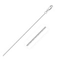 18k White Gold Round Wheat Chain (1.40 mm)