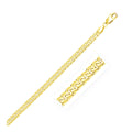 14k Yellow Gold Solid Miami Cuban Bracelet (5.00 mm)