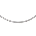 Sterling Silver Classic Omega Chain Necklace (4.0mm)
