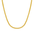 14k Yellow Gold Bead Chain Necklace(4mm)