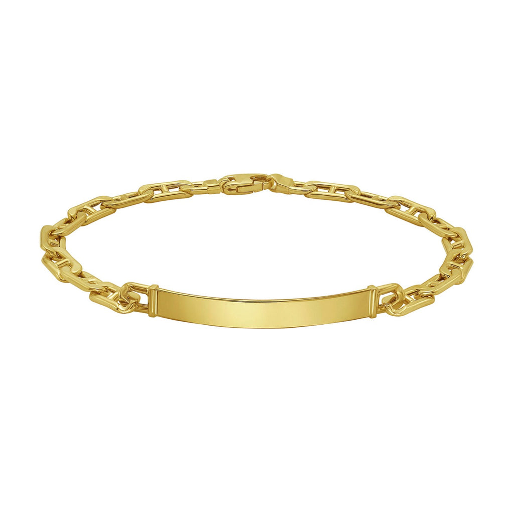14K Yellow Gold Mariner ID Bracelet
