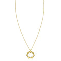 14K Yellow Gold Diamond Cut Cable Chain Necklace