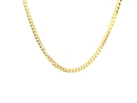 3.30mm 14K Yellow Gold Gourmette Chain
