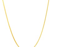 14k Yellow Gold Diamond Cut Round Wheat Chain (0.60 mm)