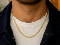 14k Yellow Gold Bismark Chain (2.50 mm)