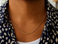 14K Yellow Gold Oval Snake Chain (2.00 mm)